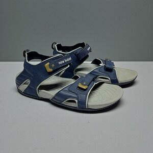 New Balance Men 406 Waterproof Open Toe Wide Hiking Sandal Size 11 Blue Grey